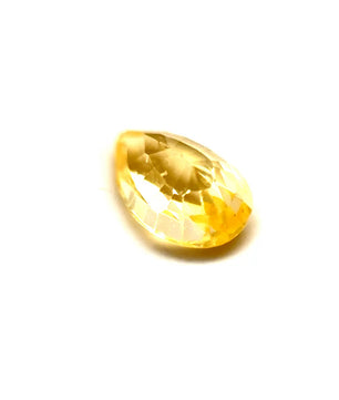 0.81ct Pear Shaped Vivid Yellow Sapphire