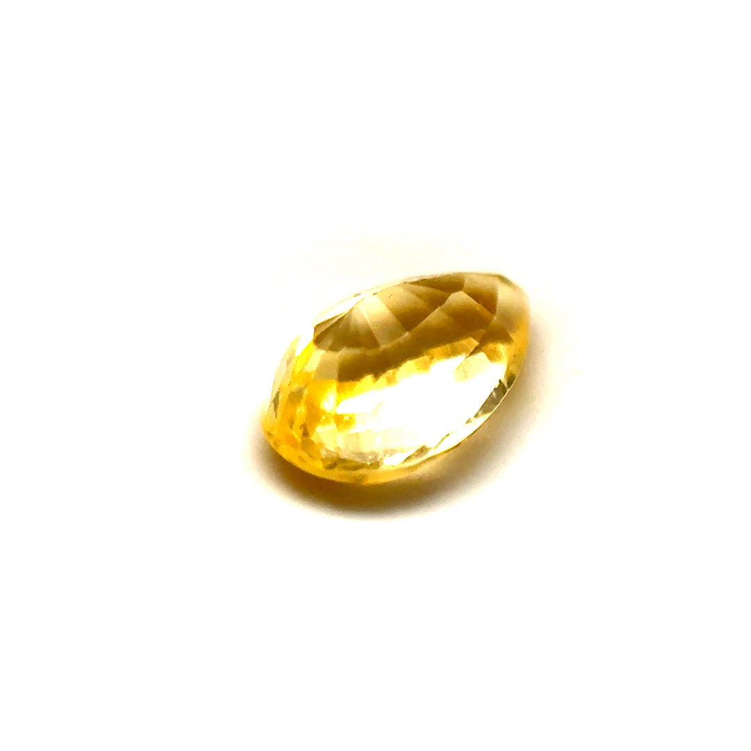 0.81ct Pear Shaped Vivid Yellow Sapphire