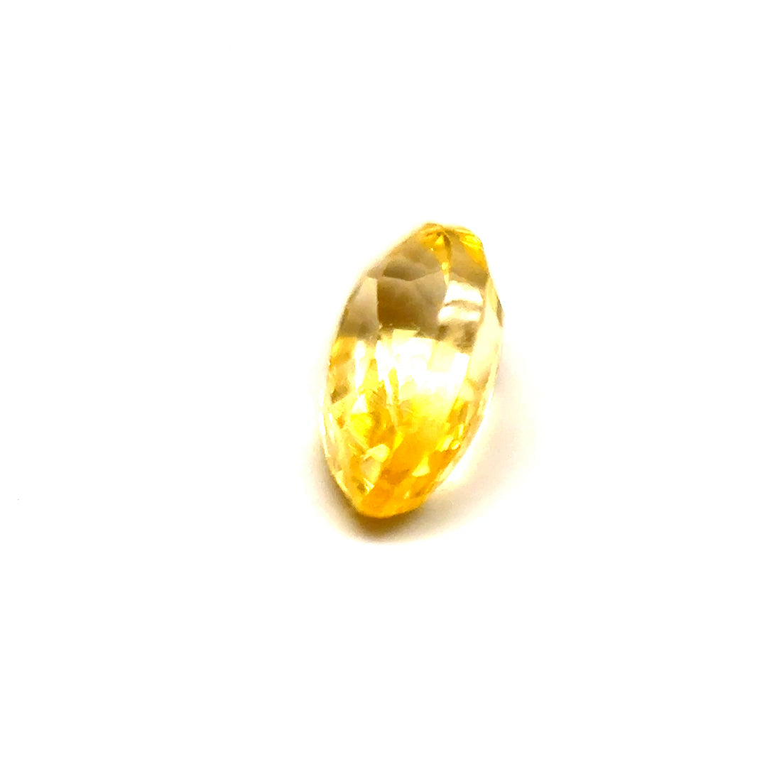 0.81ct Pear Shaped Vivid Yellow Sapphire