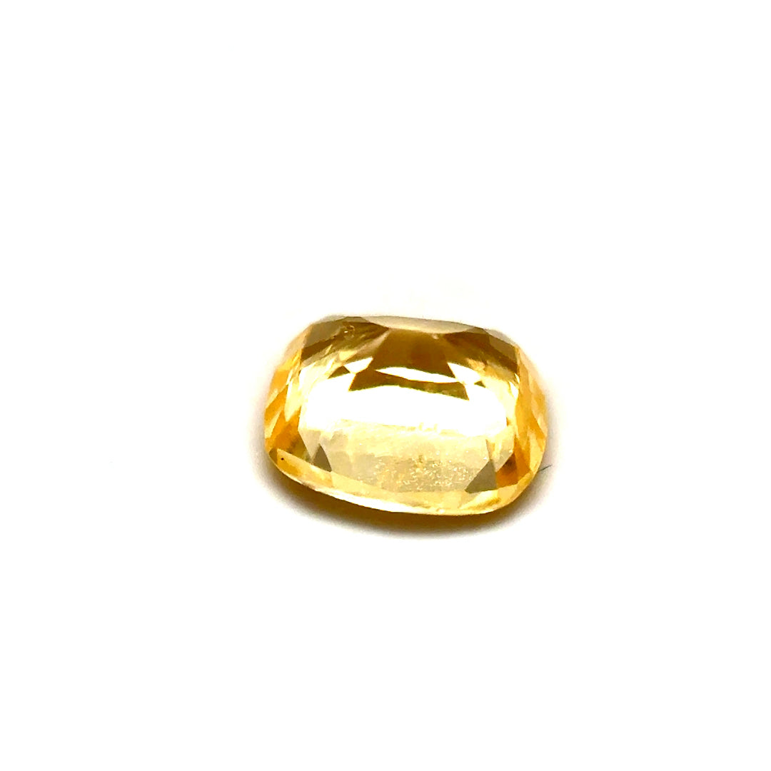 0.81ct Rectangular Vivid Yellow Sapphire
