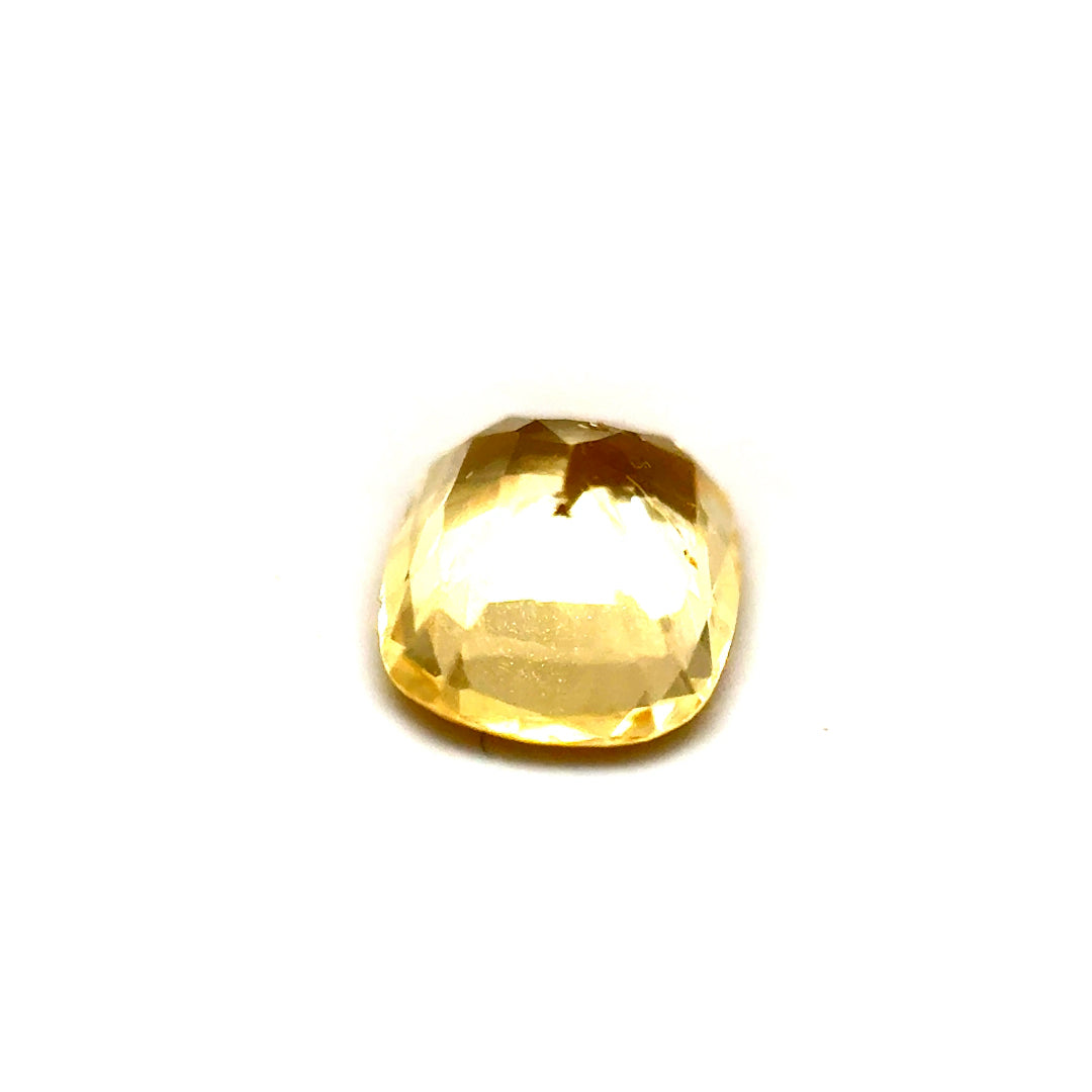 0.81ct Rectangular Vivid Yellow Sapphire