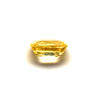 0.81ct Rectangular Vivid Yellow Sapphire