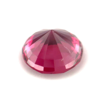 3.11 ct Round Purplish-Red Rhodolite Garnet