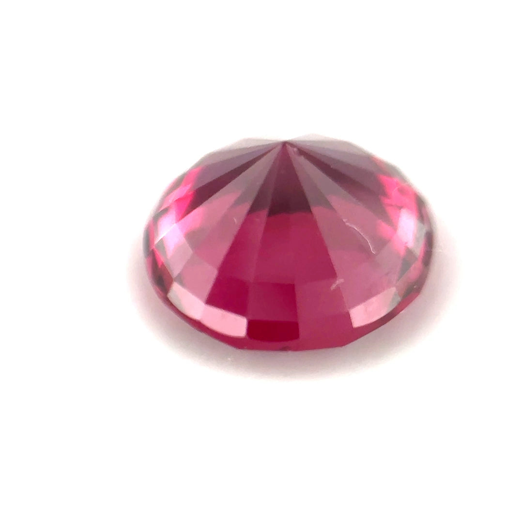 3.11 ct Round Purplish-Red Rhodolite Garnet