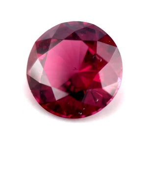 3.11 ct Round Purplish-Red Rhodolite Garnet