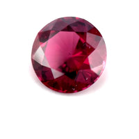 3.11 ct Round Purplish-Red Rhodolite Garnet