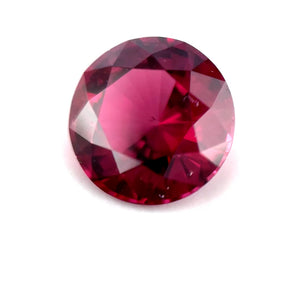 3.11 ct Round Purplish-Red Rhodolite Garnet