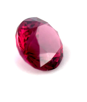 3.11 ct Round Purplish-Red Rhodolite Garnet