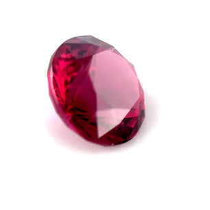3.11 ct Round Purplish-Red Rhodolite Garnet