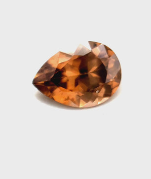 1.51ct Pear Shaped Yellowish-Brown Zircon