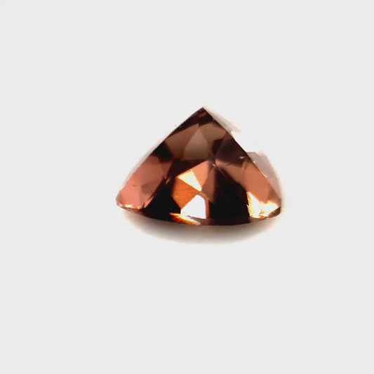 1.52 ct Trilliant Brown Zircon