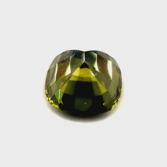 2.25 ct Cusion Green Zircon