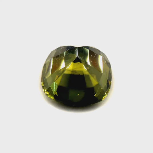 2.25 ct Cusion Green Zircon