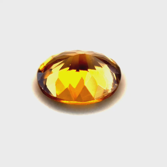 2.07 ct Oval Brownish-Yellow Zircon