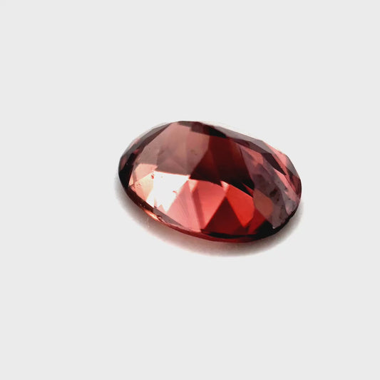 1.77 ct Oval Brown Zircon