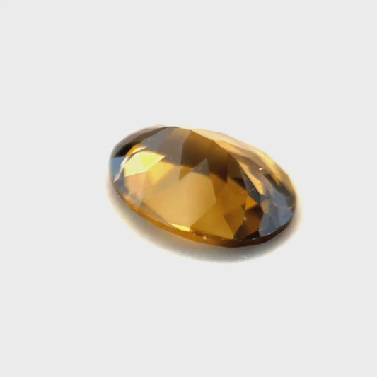 1.78 ct Oval Yellowish-Brown Zircon