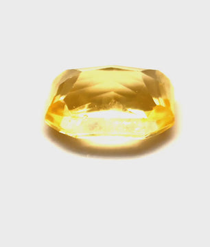 2.07 ct Octagonal Yellow Sapphire