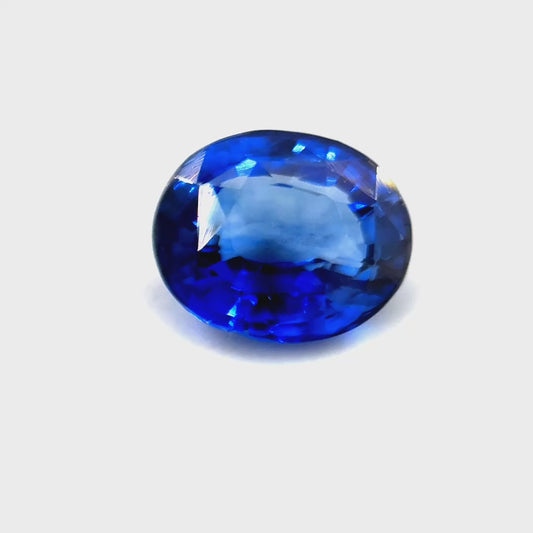 1.72 ct Oval Royal Blue Sapphire