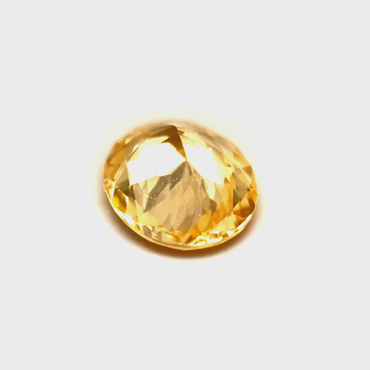 1.23 ct Oval Yellow Sapphire