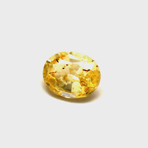 0.80 ct Oval Vivid Yellow Sapphire