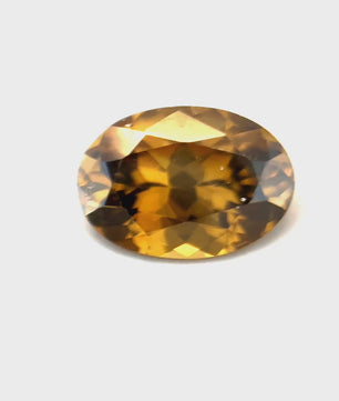 1.78 ct Oval Yellowish-Brown Zircon