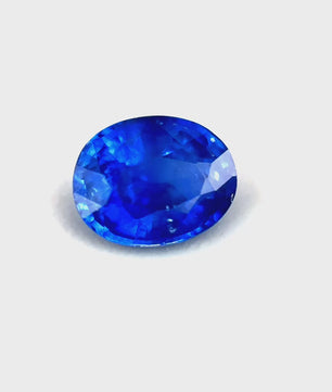 1.01ct Oval Cornflower Blue Heated Sapphire