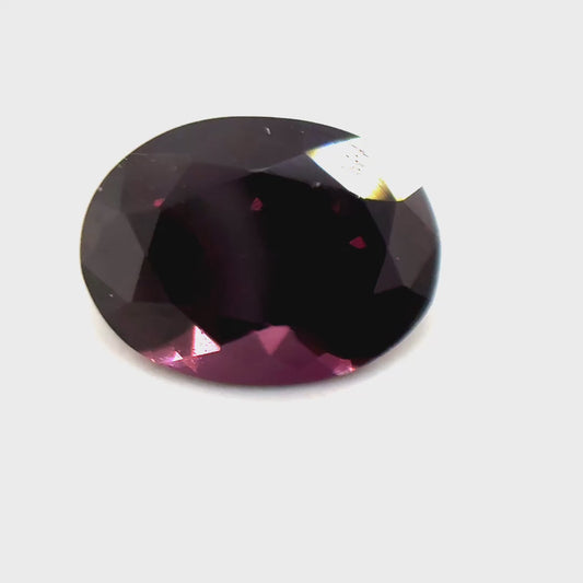 2.44 ct Oval Purple Spinel