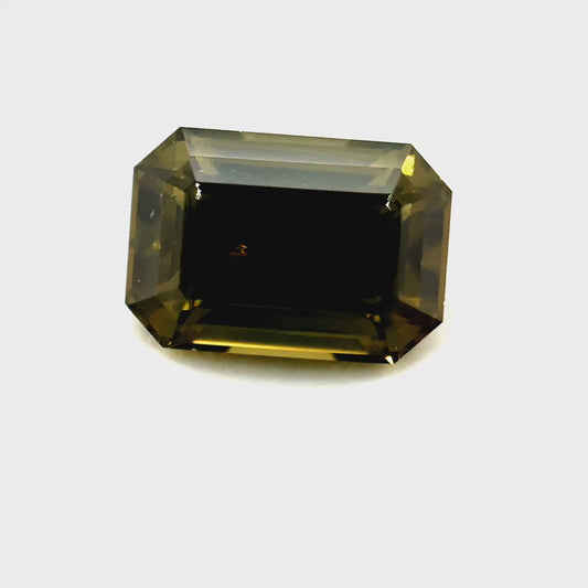 2.28 ct Octagonal Green Zircon