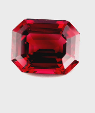 6.67 ct Octagonal Red Rhodolite Garnet