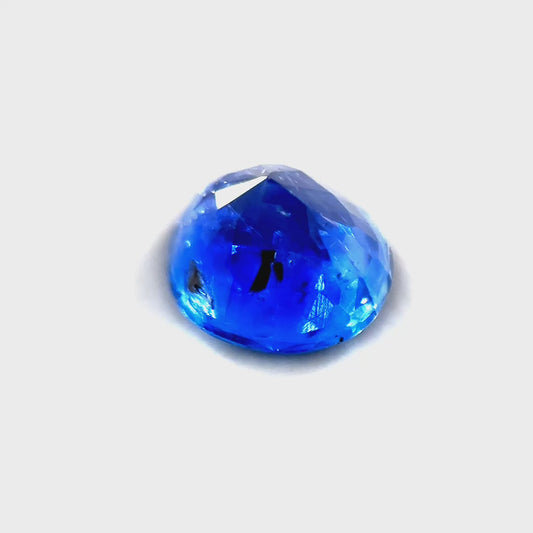 1.63 ct Oval Cornflower Blue Unheated Sapphire