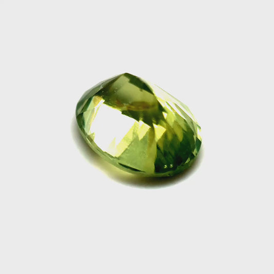 1.90 ct Oval Cut Green Zircon