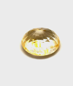 1.62 ct Oval Yellow Unheated Sapphire
