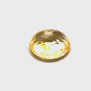 1.62 ct Oval Yellow Unheated Sapphire