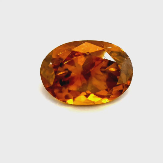 3.70 ct Oval Brownish-Yellow Zircon