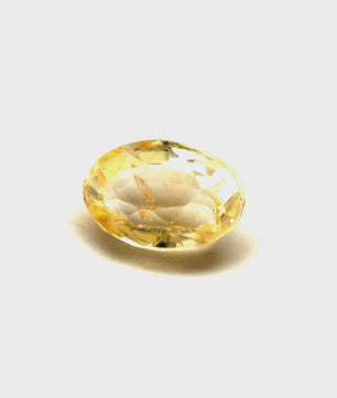 0.79 ct Oval Vivid Yellow Sapphire