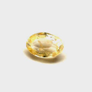 0.79 ct Oval Vivid Yellow Sapphire