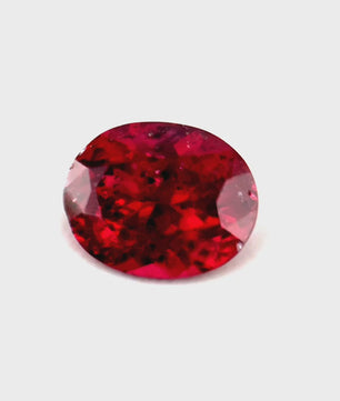 1.45 ct Oval Purplish-Red Rhodolite