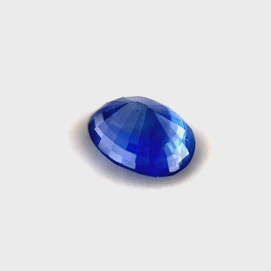 1.01ct Oval Cornflower Blue Heated Sapphire