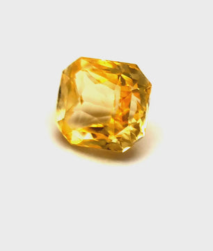 1.23 ct Octagonal Yellow Sapphire