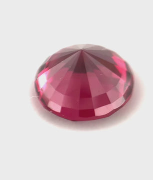 3.11 ct Round Purplish-Red Rhodolite Garnet