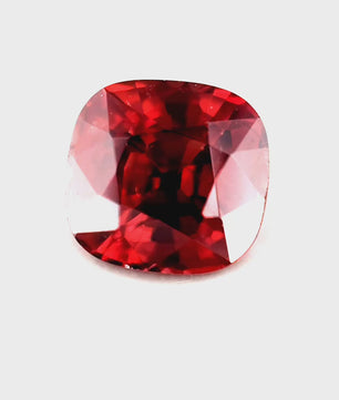 3.00 ct Rectangular Purplish-Orange Pink Zircon