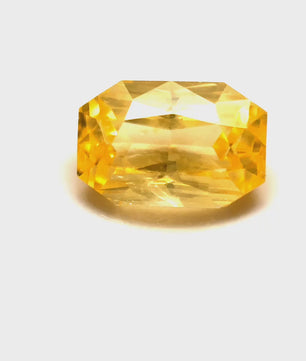 2.07 ct Octagonal Yellow Sapphire