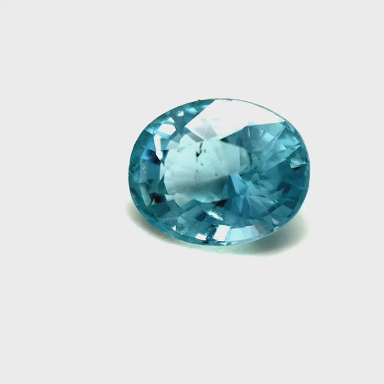 1.02 ct Oval Pale Blue Aquamarine