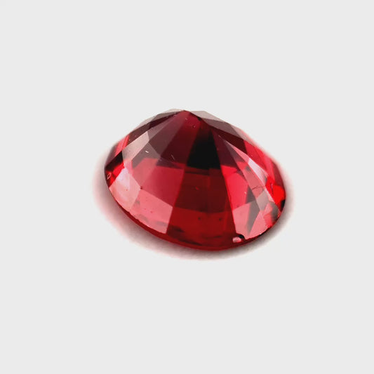 1.88 ct Oval Red Rhodolite