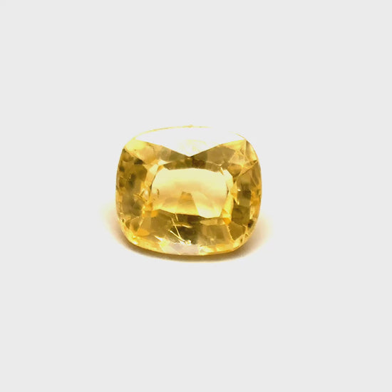 0.81 ct Rectangular Vivid Yellow Sapphire