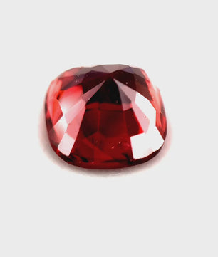 3.00 ct Rectangular Purplish-Orange Pink Zircon