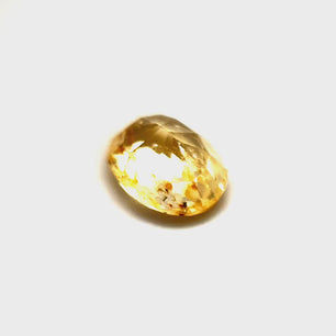 0.80 ct Oval Vivid Yellow Sapphire