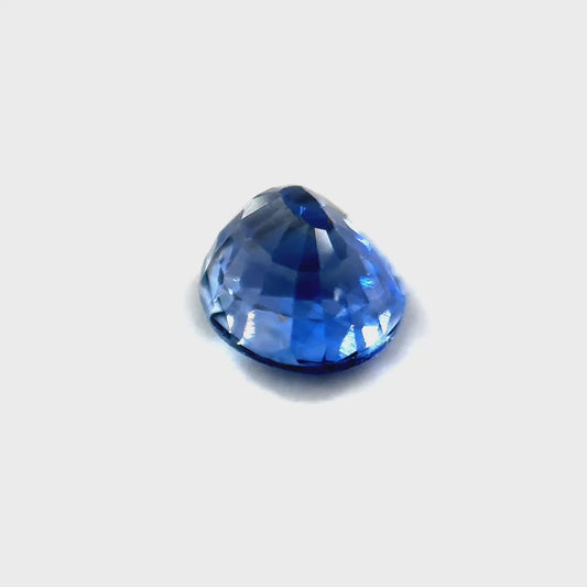 1.02 ct Oval Cornflower Blue Unheated Sapphire