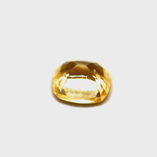 0.81 ct Rectangular Vivid Yellow Sapphire