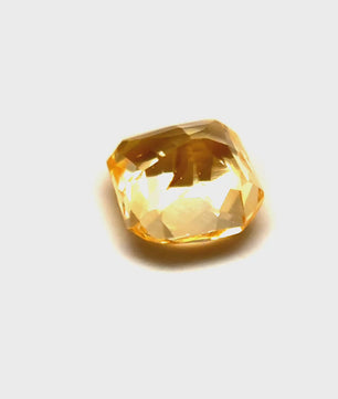 1.23 ct Octagonal Yellow Sapphire